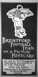 Brentford FC Postcard Ad
